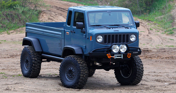 Terénní nákladní vůz Jeep Mighty FC Takhle vypadá nová verze terénní dodávky Jeep Mighty FC